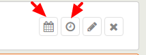 Press the relevant icon according to if the class occurs one time or few times or if it is occurring every week.